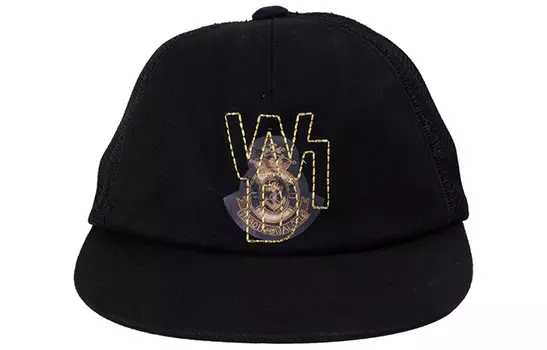 WE11DONE Бейсболка мужская черная