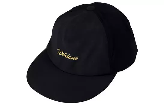 WE11DONE Бейсболка мужская черная