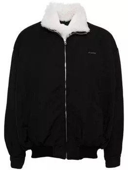 We11done бомбер с мехом, черный
