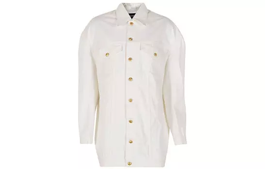 WE11DONE Джинсовая куртка унисекс белые