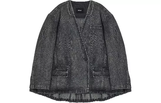 WE11DONE Джинсовая куртка женская черная