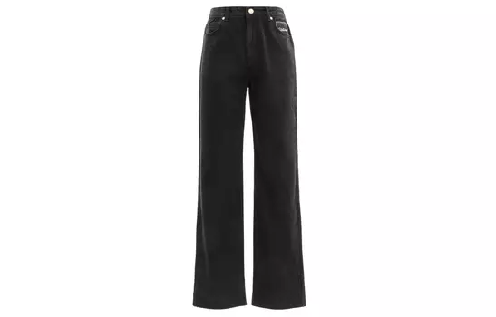 WE11DONE Джинсы женские черные