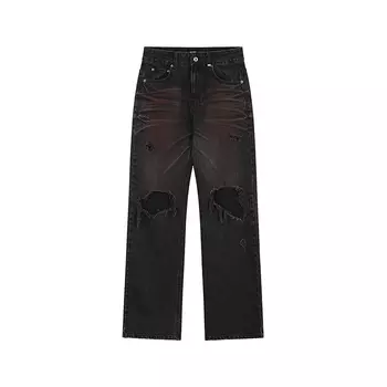 WE11DONE Джинсы женские черные