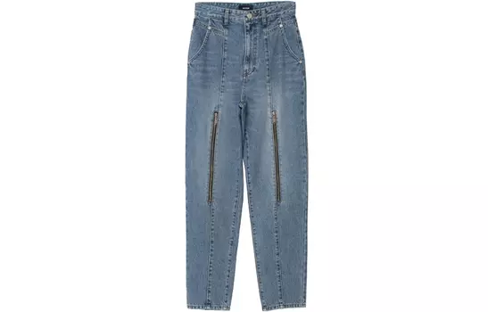WE11DONE Джинсы женские синие