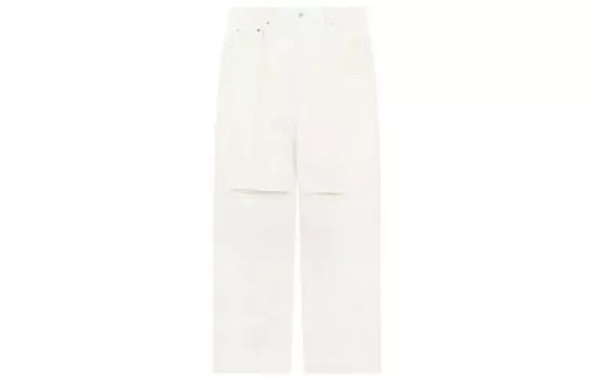 WE11DONE Джинсы женские SS23 белые