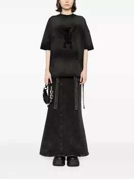 We11done футболка Bolt Teddy, черный