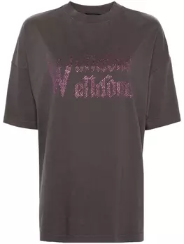 We11done футболка с логотипом, серый