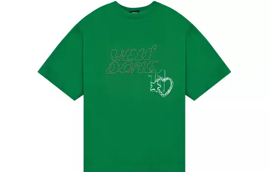 WE11DONE Футболка SS22 унисекс зеленая