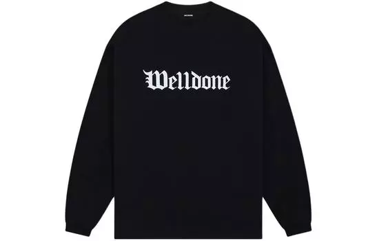 WE11DONE Футболка SS24 унисекс черная