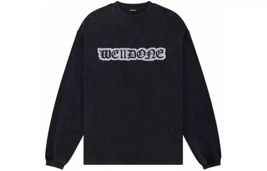 WE11DONE Футболка SS24 унисекс черная