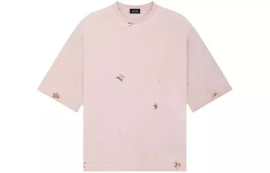 WE11DONE Футболка SS24 унисекс розовая