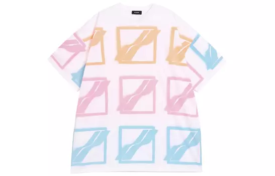 WE11DONE Футболка унисекс белые