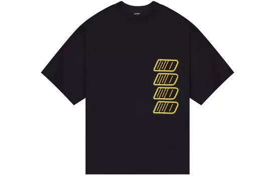 WE11DONE Футболка унисекс черные