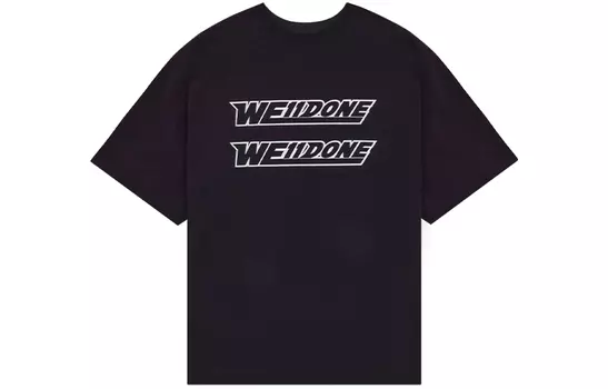 WE11DONE Футболка унисекс черные