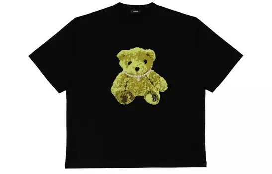 WE11DONE Футболка унисекс черные