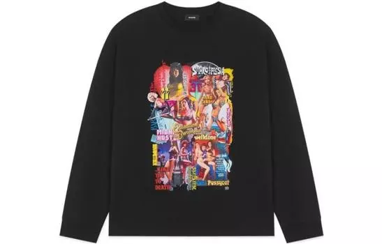 WE11DONE Футболка унисекс черные