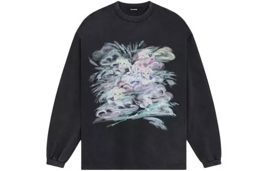 WE11DONE Футболка унисекс черные