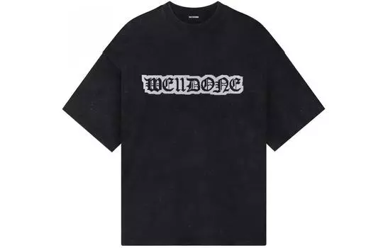 WE11DONE Футболка унисекс черные