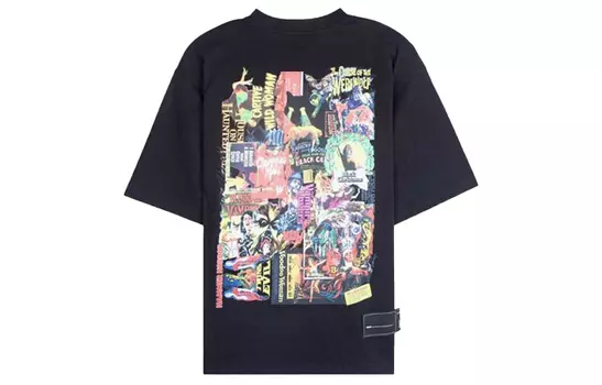 WE11DONE Футболка унисекс черные