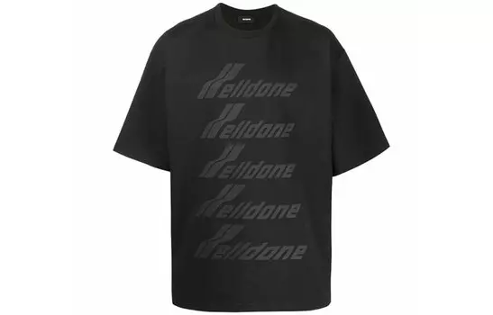 WE11DONE футболка унисекс, Черный