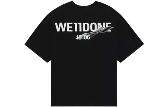 WE11DONE футболка унисекс, Черный