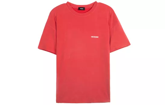 WE11DONE Футболка унисекс красные