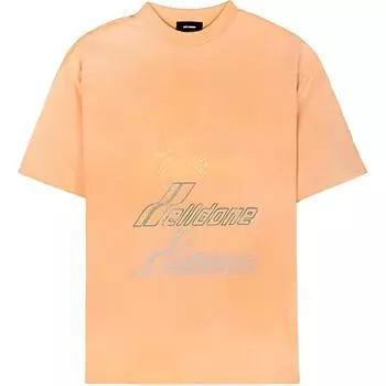WE11DONE Футболка унисекс оранжевые