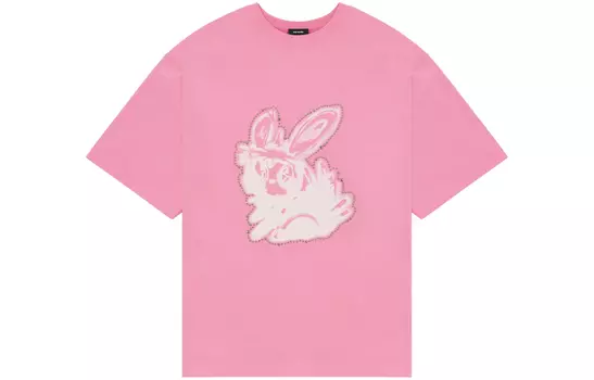 WE11DONE Футболка унисекс розовые