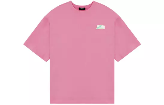 WE11DONE Футболка унисекс розовые