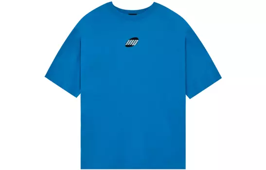 WE11DONE Футболка унисекс синие