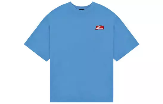 WE11DONE Футболка унисекс синие