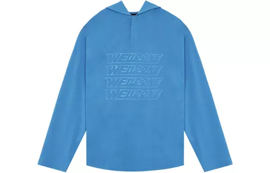 WE11DONE Футболка унисекс синие