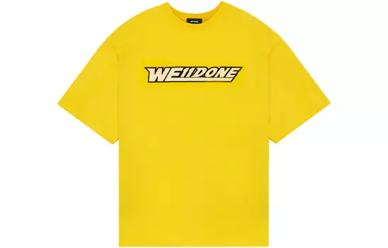 WE11DONE Футболка унисекс желтые