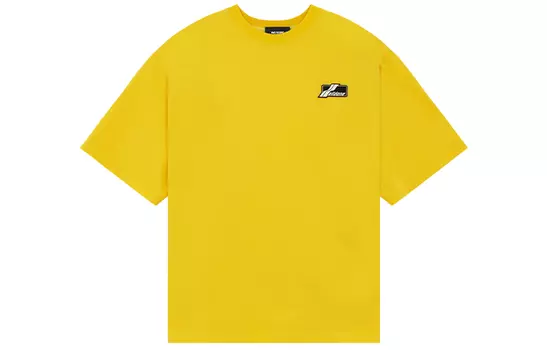 WE11DONE Футболка унисекс желтые