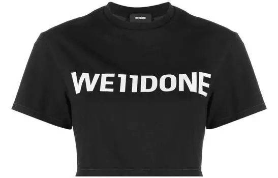 WE11DONE Футболка женская FW22, черная