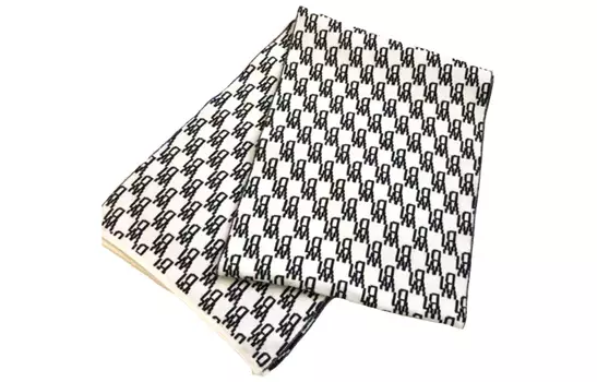 We11Done Мужские вязаные шарфы, белый