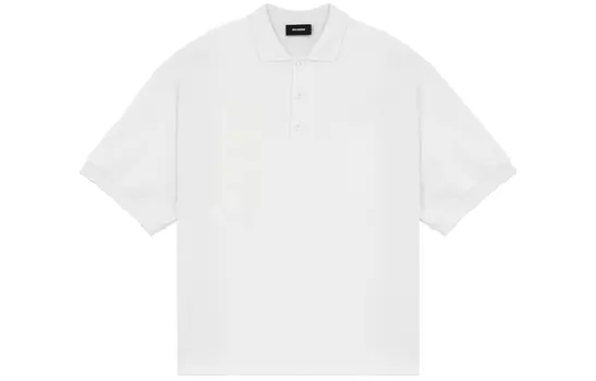 WE11DONE Рубашка-поло унисекс белая
