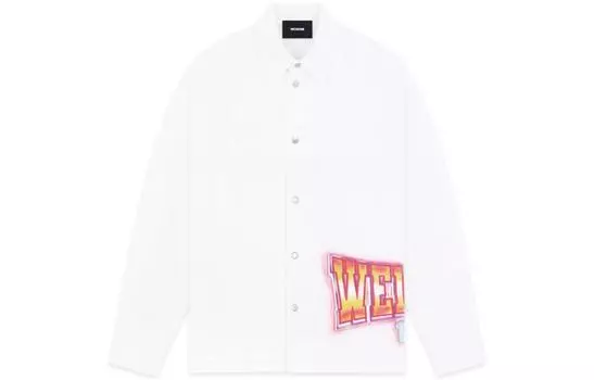 WE11DONE Рубашка унисекс FW22 белая