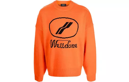 WE11DONE Свитер унисекс оранжевый