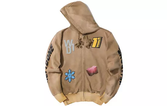 WE11DONE Свитшот унисекс коричневая