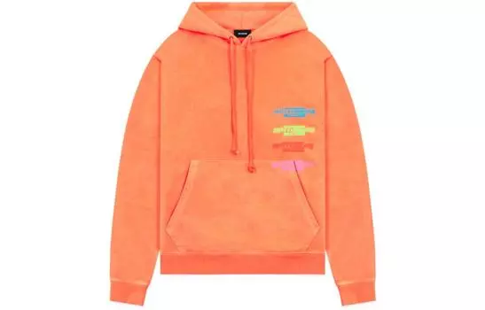 WE11DONE Свитшот унисекс оранжевая