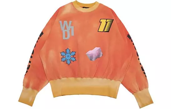 WE11DONE Свитшот унисекс оранжевый