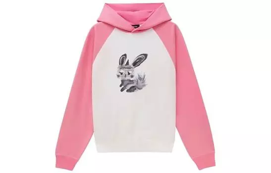 WE11DONE Свитшот унисекс розовая белые