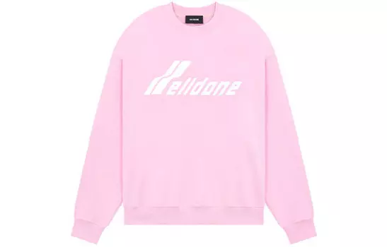 WE11DONE Свитшот унисекс светло-розовый