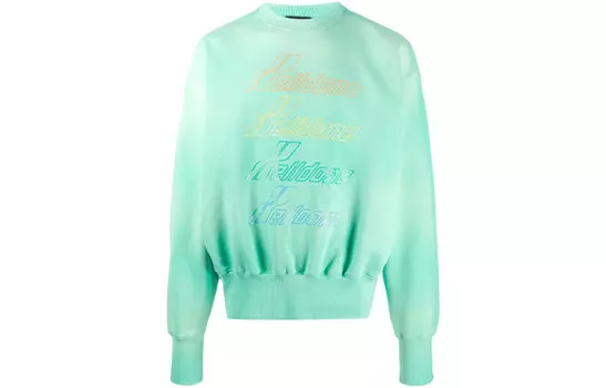 WE11DONE Свитшот унисекс зеленая