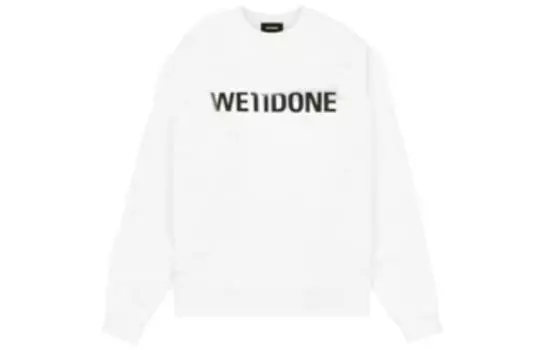 WE11DONE Толстовка унисекс белая