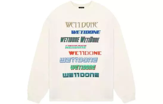 WE11DONE толстовка унисекс, Белый