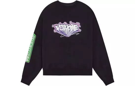 WE11DONE Толстовка унисекс черная