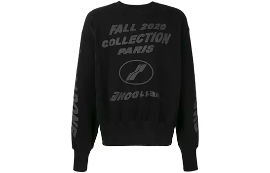 WE11DONE Толстовка унисекс черная