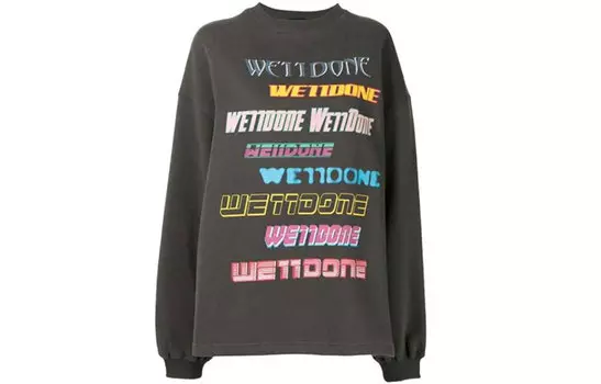 WE11DONE толстовка унисекс, Серый